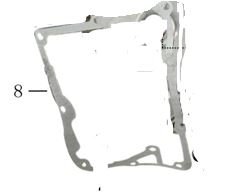 2H994-2002A-00.jpg RM5 VE RM5X MOTOR KAPAK CONTASI SAĞ (170 CC) - Görsel 1